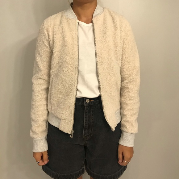 GAP SHERPA BOMBER JACKET!! - Picture 1 of 3